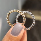 Round Moissanite Full Eternity Band