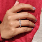 Round Eternity Band With Shared Prong