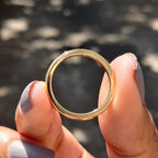 Simple Gold Wedding Band