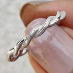 Twisted Wedding Band Featuring Simple Style