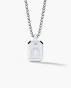 LIBRA MINI ZODIAC Dog Tag Gold Pendant