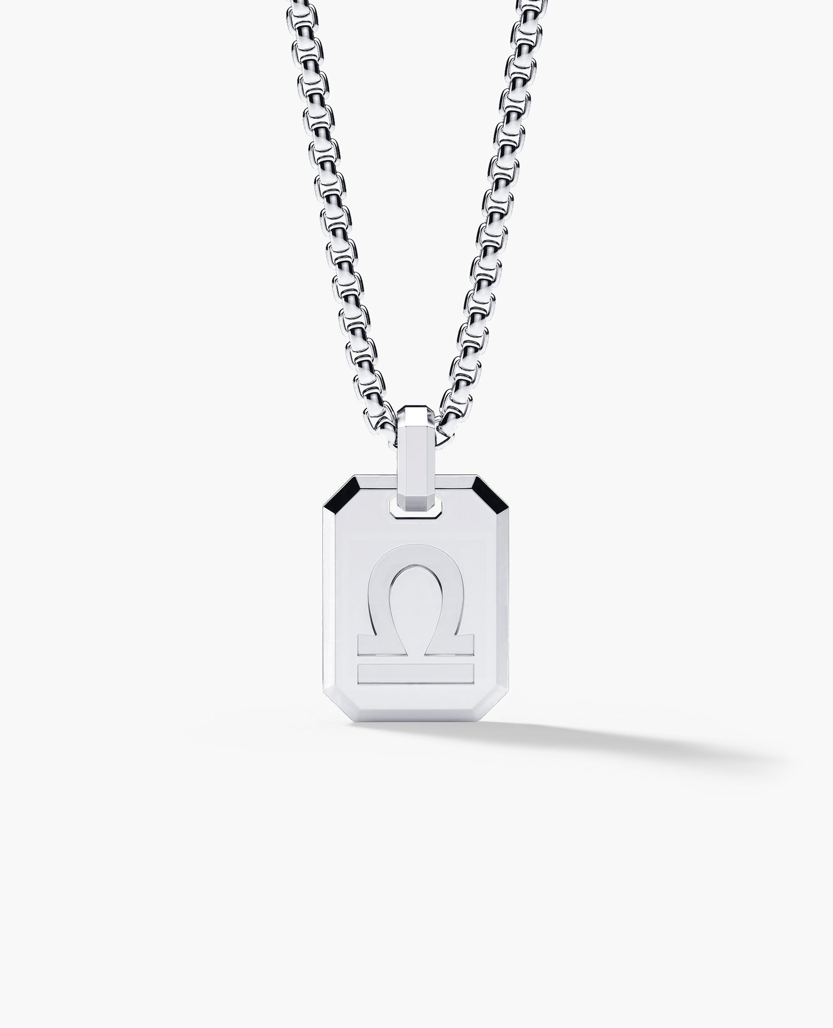 LIBRA MINI ZODIAC Dog Tag Gold Pendant