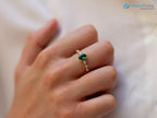 7 x 5 mm Oval Perfect Diamonds Engagement Ring - DisneyValley