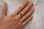 7 x 5 mm Oval Perfect Diamonds Engagement Ring - DisneyValley