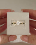 1.41-3.41 CT Pear Cut Lab Grown Diamond Solitaire Engagement Ring