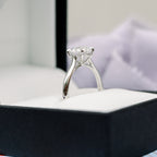2.75 CT Round Brilliant Cut Moissanite Solitaire Engagement Ring