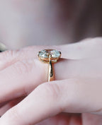 1.0 -3.0 CT Elongated Cushion ⁠Cut Lab Grown Diamond Solitaire Engagement Ring