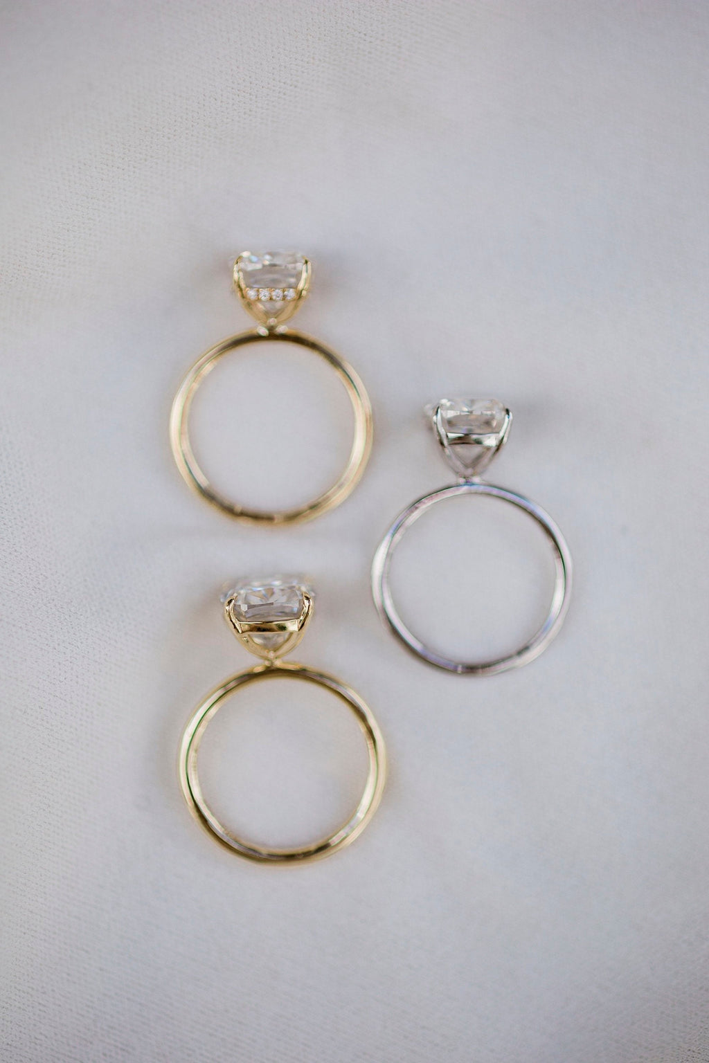 3.62 CT Cushion Cut Moissanite Solitaire Engagement Ring