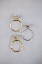 3.62 CT Cushion Cut Moissanite Solitaire Engagement Ring