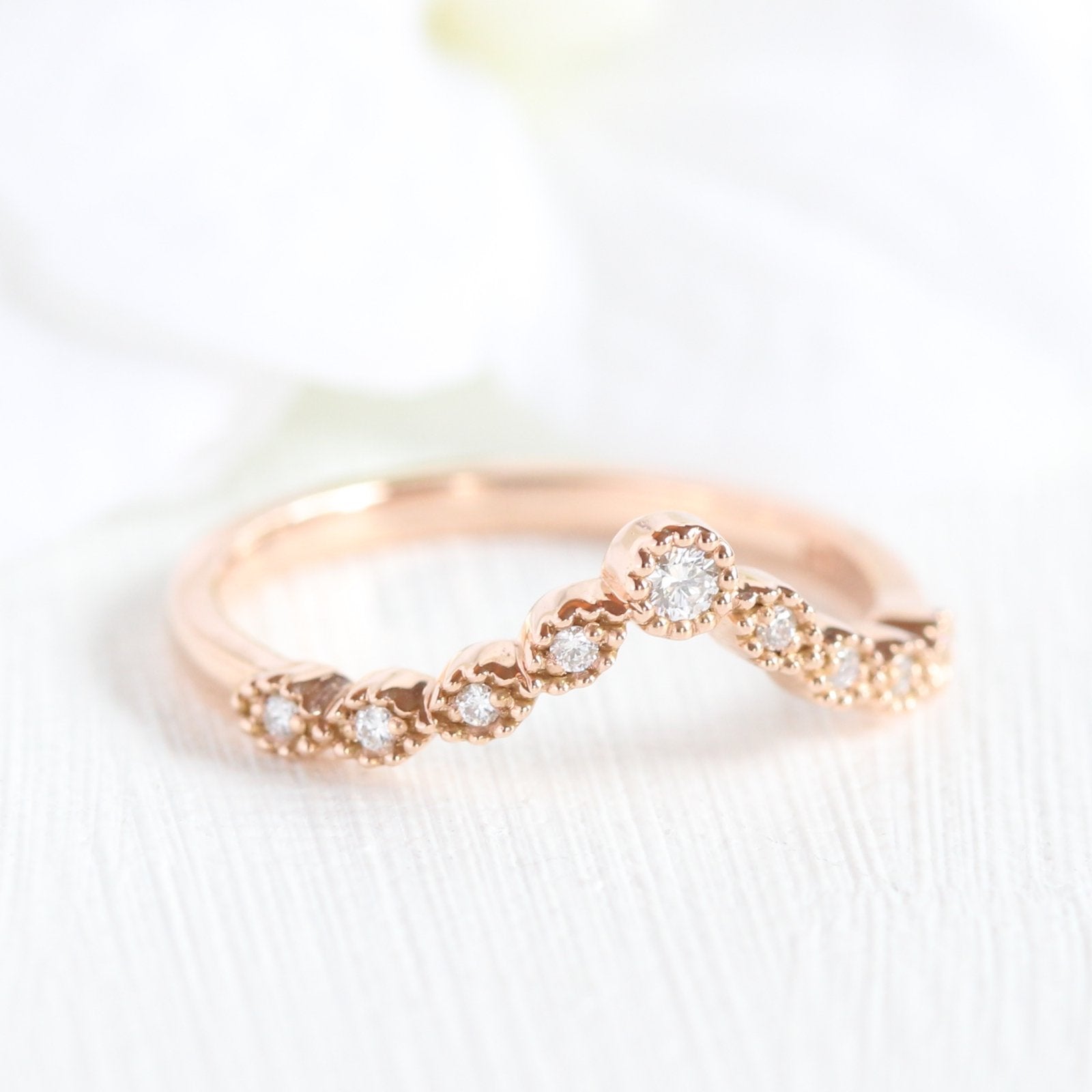 1.50CT Pear Cut Moissanite Halo Bridal Ring Set