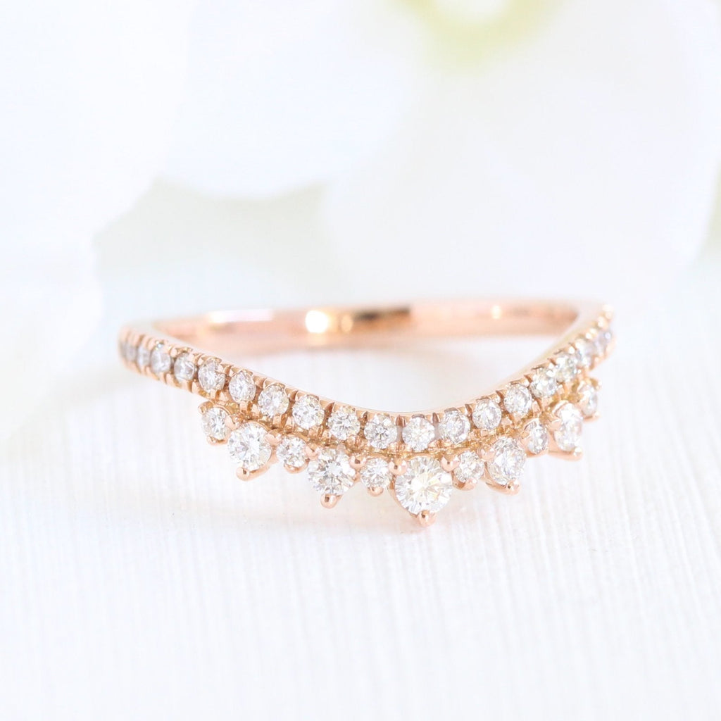 1.50CT Pear Cut Moissanite Halo Bridal Ring Set