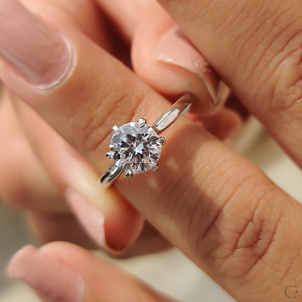 Brilliant Round Solitaire Engagement Ring