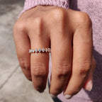 Round Cut With Yellow Gold Wedding Band