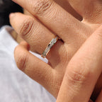 Channel Set Diamond Band – Round Cut Design