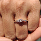 Cluster Engagement Ring for Modern Style