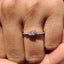 Round Cut Diamond Cluster Wedding Band
