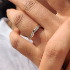 Round Cut Channel Set Diamond Band