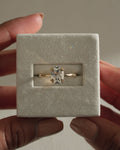 1.60-3.60 CT Oval Cut Lab Grown Diamond Hidden Halo Engagement Ring