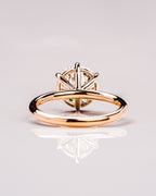 2.0 CT Round Brilliant Cut Moissanite Solitaire Engagement Ring