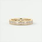 2.50CT Baguette Cut Moissanite Full Eternity Wedding Band