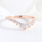 1.0CT Pear Cut Moissanite Halo Bridal Ring Set