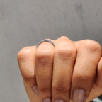 Round Diamond Eternity Band - Half Eternity
