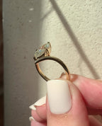 1.08-3.0 CT Marquise ⁠Cut Lab Grown Diamond Unique Engagement Ring