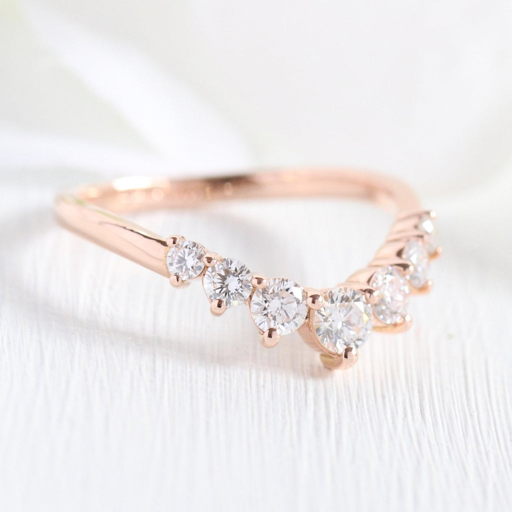 1.0CT Pear Cut Moissanite Halo Bridal Ring Set
