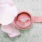 3.0 CT Radiant Moissanite Pave Setting Engagement Ring