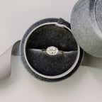 2.0 CT East-West Oval Cut Moissanite Solitaire Engagement Ring
