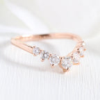 1.60 CT Pear Cut Moissanite Halo Bridal Ring Set