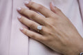 3.62 CT Cushion Cut Moissanite Solitaire Engagement Ring