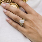 6.70 CT Oval Moissanite Solitaire Engagement Ring