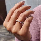 Round Cut With Yellow Gold Wedding Band