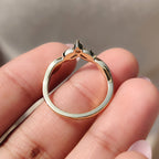 Crown Wedding Band With Round Diamond