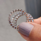 Set Of 3 Wedding Full Eternity Band
