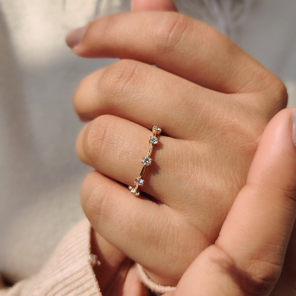Eternity Wedding Band - Distant Pave