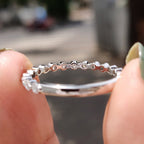 3/4 Eternity Band In Round Cut