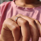 Stackable Curved Wedding Band