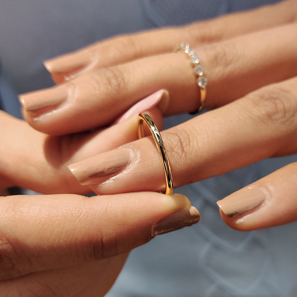 Simple Comfort Fit Wedding Band