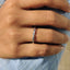 White Gold Wedding Band – Twisted Style