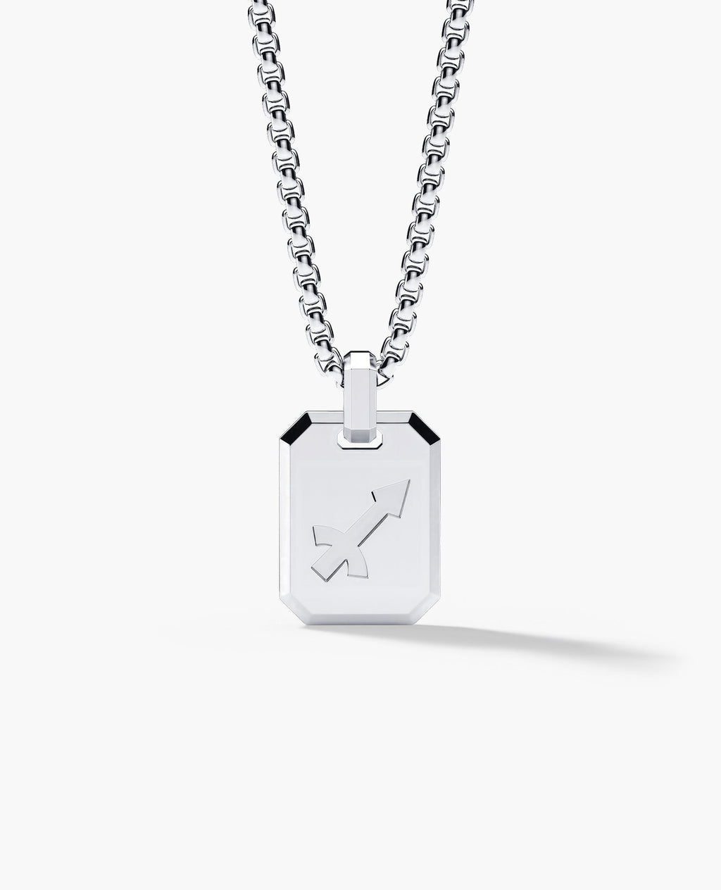 SAGITTARIUS MINI ZODIAC Dog Tag Gold Pendant