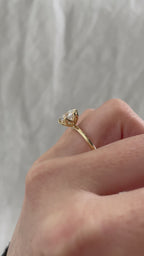 1.64-3.64 CT Round Cut Lab Grown Diamond Solitaire Engagement Ring