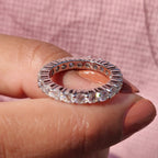 Round Diamond Eternity Band - White Gold