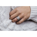 4.0 CT Elongated Oval Moissanite Solitaire Engagement Ring