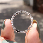 3/4 Eternity Band In Round Cut