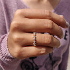 Round Cut With Yellow Gold Wedding Band