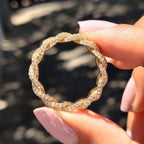 Full Eternity Chain Wedding Band