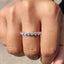 Bezel Wedding Band - White Gold