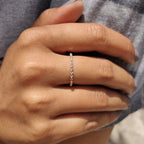 Full Eternity Band With Shared Prong
